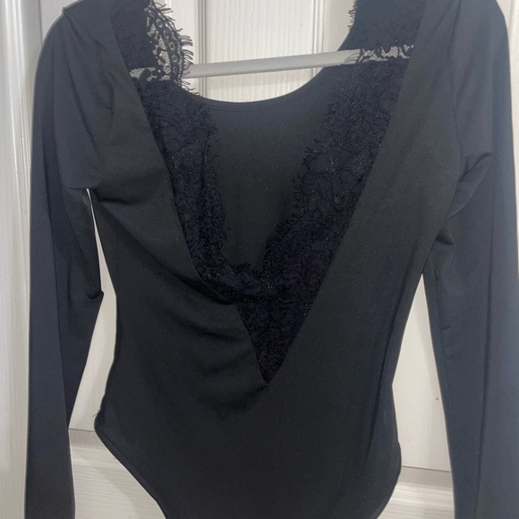 Sexy Lace Up Bodysuit size Medium fits S/M - Picture 3 of 4